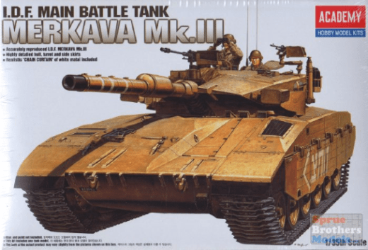 Academy - Academy 13267 1/35 I.D.F. Merkava Mk III Plastic Model Kit