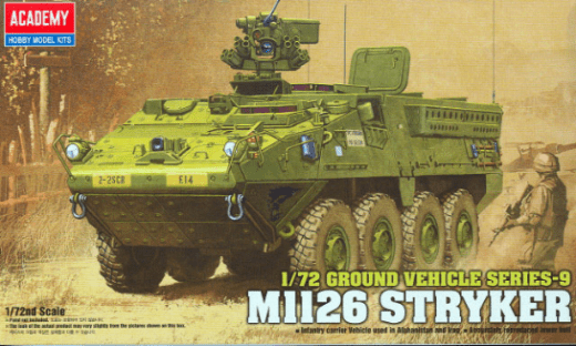 Academy - Academy 13411 1/72 M1126 Stryker Plastic Model Kit