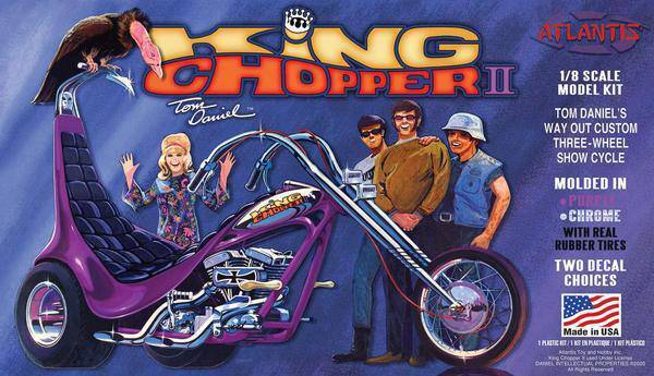 Atlantis - Atlantis M224 1/8 King Chopper Trike Tom Daniel Plastic Model Kit