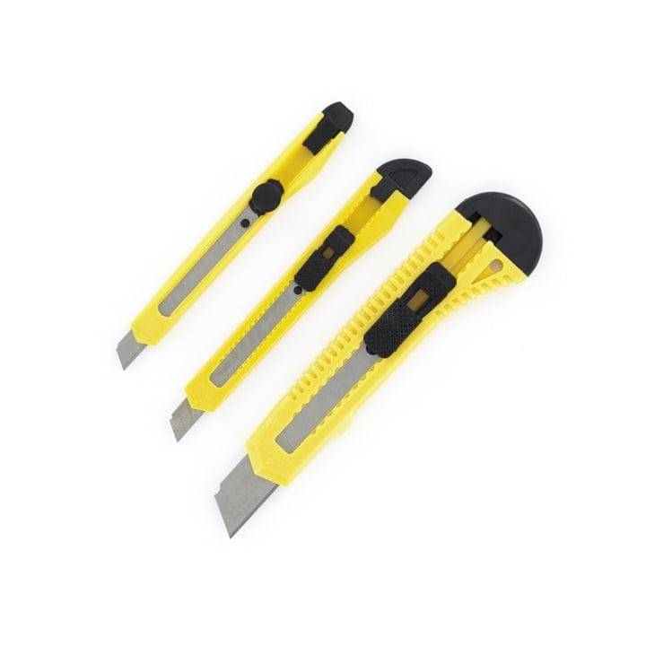 Bravo Handtools - Bravo Handtools 181452 3 Piece Snap-off Razor Knife Set