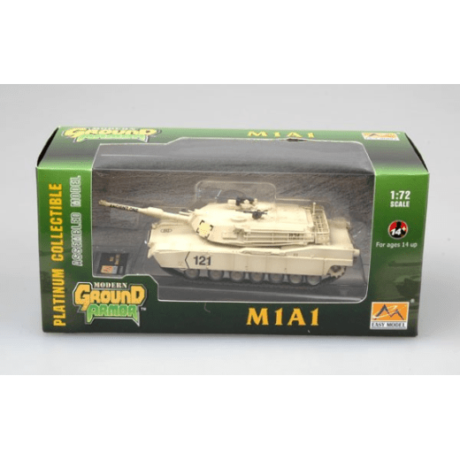 Easy Model - Easy Model 35030 1/72 M1A1 Abrams Kuwait 1991 Assembled Model