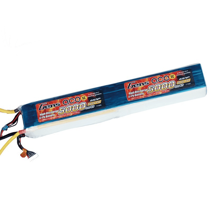 Gens Ace - Gens Ace 5000mAh 45C 44.4V Soft Case Lipo Battery (No Plug)