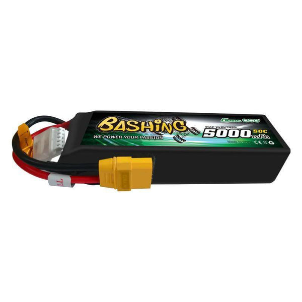 Gens Ace - Gens Ace 5000mAh 50C 14.8V Soft Case Lipo Battery (XT-90 Plug) Bashing Series