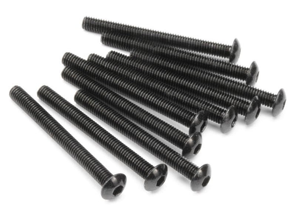 Z360 Button Head Screw M3X30mm Hex Socket/10Pcs