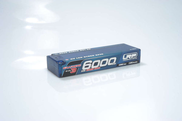 430281 HV LCG Stock Spec GRAPHENE3 6000mAh Hardcase Akku  7.6V LiPo  130C/65C