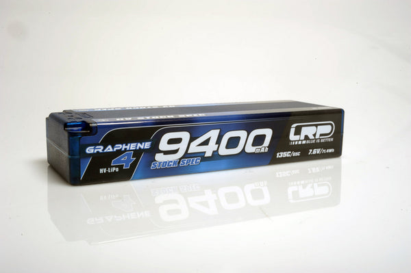 431279 HV Stock Spec GRAPHENE4 9400mAh Hardcase battery  7.6V LiPo  135C/65C