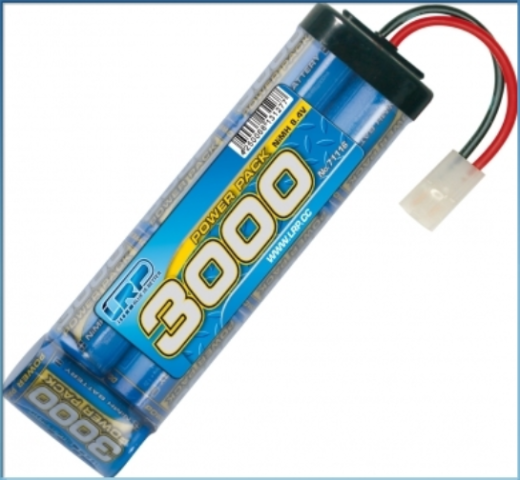 71116 Power Pack 3000  8.4V  7cell  Tamiya/JST plug  NiMH Stickpack