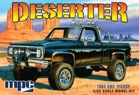 848M 1/25 1984 GMC Pickup Black Plastic Model Kit