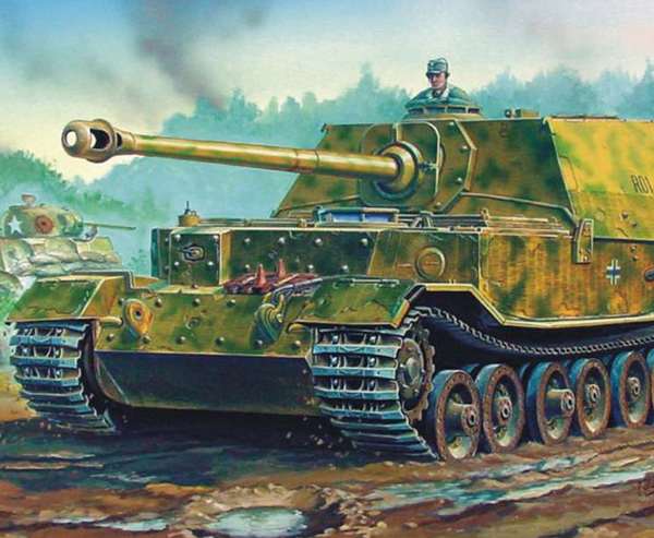 07204 1/72 German Elephant Tank Plastic Model Kit