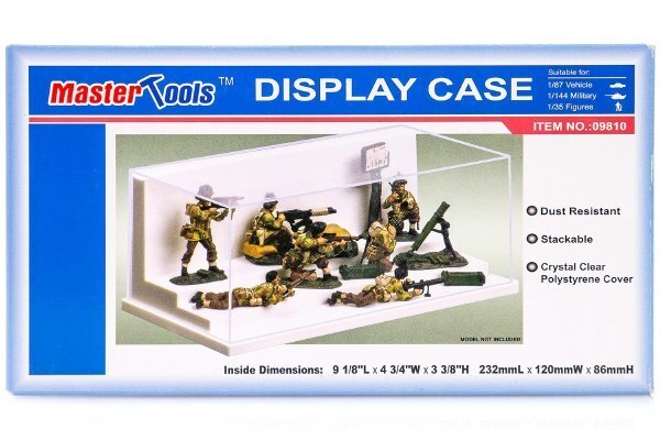 09810 Plastic Display Case 232 x 120 x 86mm