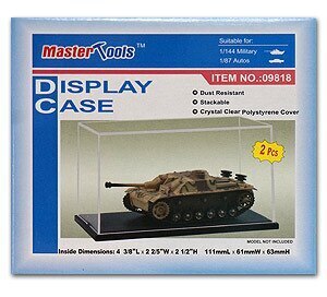 09818 Plastic Display Case 111 x 61 x 63mm