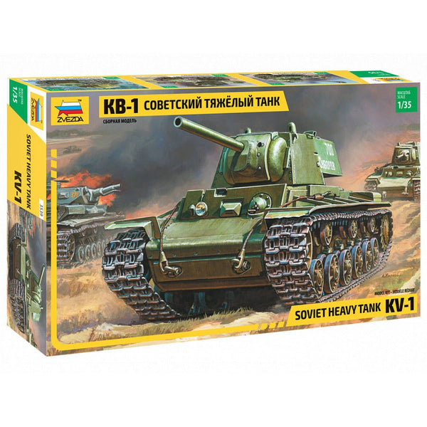 1/35 Soviet Heavy Tank KV1  Plastic Model Kit