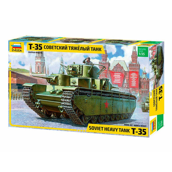 1/35 Soviet Heavy Tank T35  Plastic Model Kit