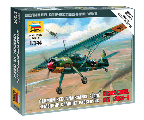 1/144 German Reconnaissance Plane Henschel HS 126B1  Plastic Model Kit