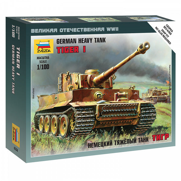 1/100 German Heavy Tank  Tiger I  Plastic Model Kit