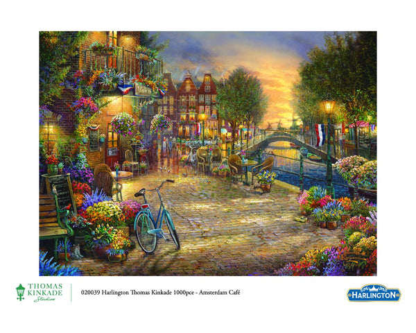 1000pc Thomas Kinkade: Amsterdam Café Puzzle