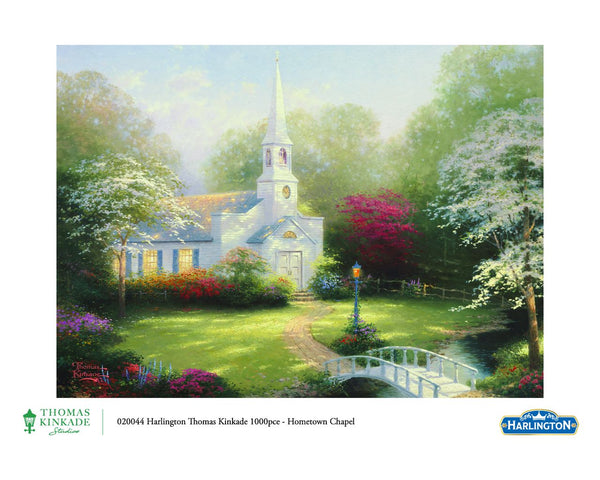 1000pc Thomas Kinkade: Hometown Chapel Puzzle