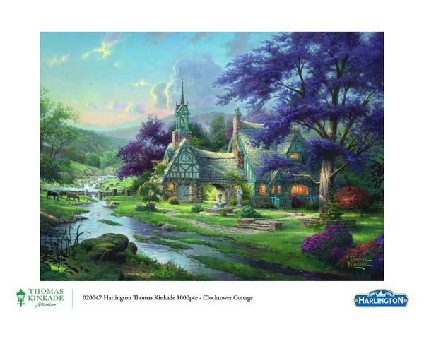 1000pc Thomas Kinkade: Clocktower Cottage Puzzle