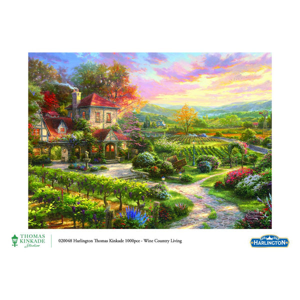 1000pc Thomas Kinkade: Wine Country Living Puzzle