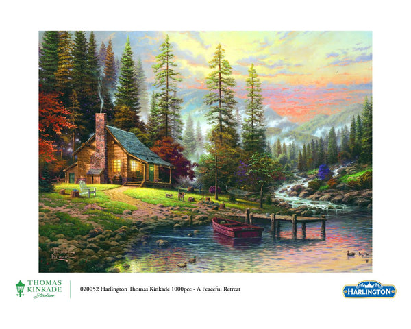 1000pc Thomas Kinkade: A Peaceful Retreat Puzzle