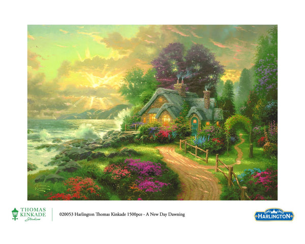 1500pc Thomas Kinkade: A New Day Dawning Puzzle