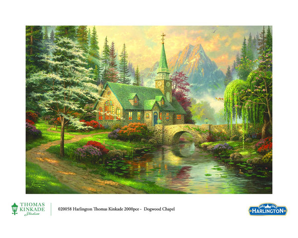 2000pc Thomas Kinkade: Dogwood Chapel Puzzle