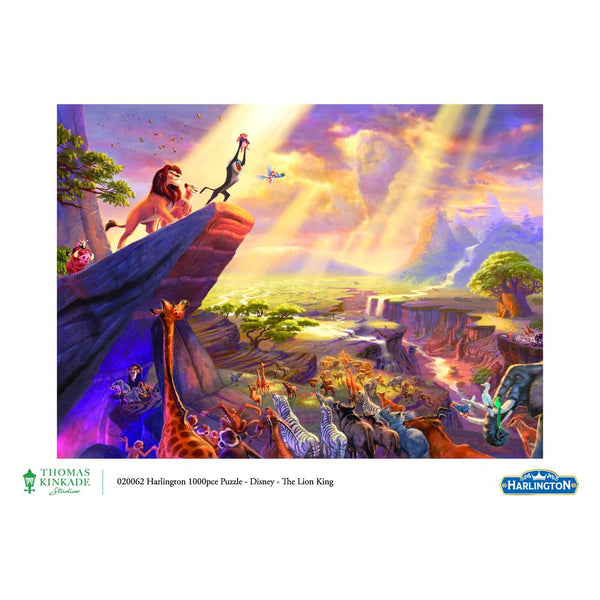 1000pc Thomas Kinkade: Disney - The Lion King Puzzle