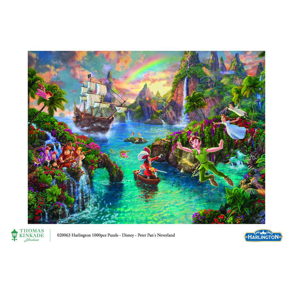 1000pc Thomas Kinkade: Disney - Peter Pan's Neverland Puzzle