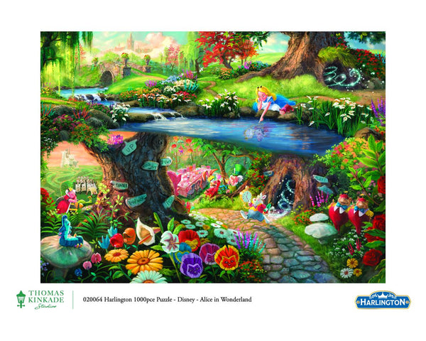 Thomas Kinkade Disney - Alice in Wonderland - 1000 Piece Puzzle