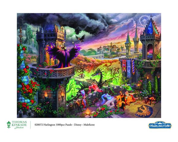 1000pc Thomas Kinkade: Disney - Maleficent Puzzle