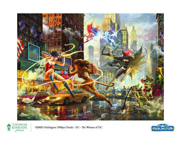 1000pc Thomas Kinkade: DC Comics - The Women of DC Puzzle