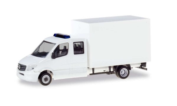 Herpa - 1:87 MiniKit Mercedes-Benz Sprinter with Box (White)