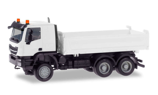 Herpa - 1:87 MiniKit Iveco Trakker Tractor 6x6 (White)