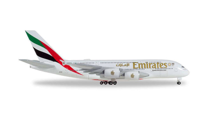 Herpa - 1/500 Emirates Airbus A380