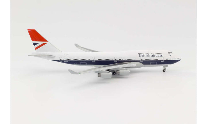 Herpa - 1/500 Boeing 747-400 British Airways  "100th" Negus Design