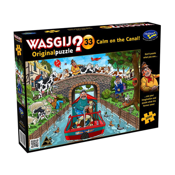 1000pc Wasgij? Original #33: Calm on the Canal!