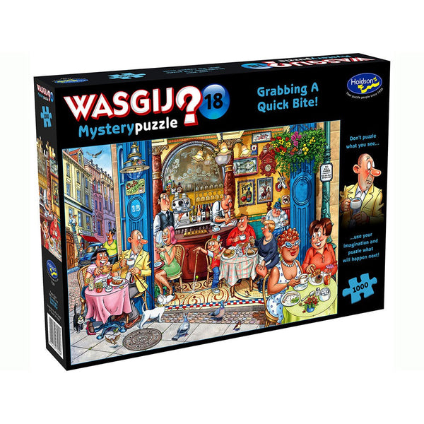 1000pc Wasgij? Mystery Puzzle #18: Grabbing a Quick Bite!