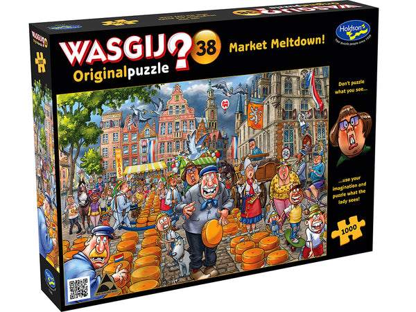 1000pc Wasgij? Original Puzzle #38: Market Meltdown!