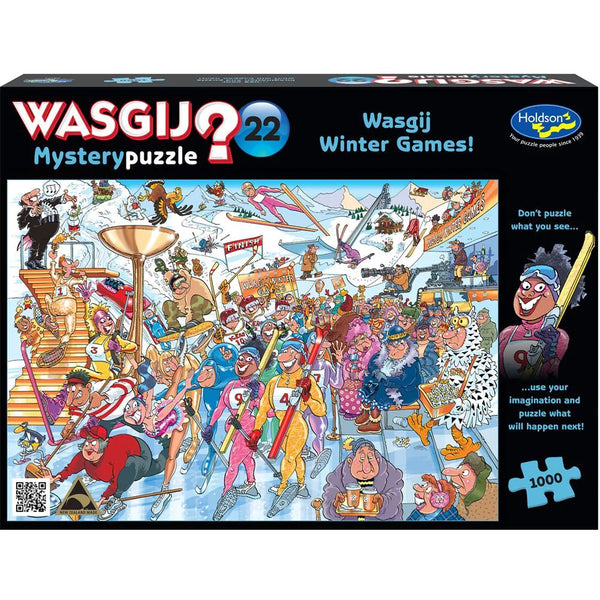 1000pc Wasgij? Mystery Puzzle #22: Winter Games!