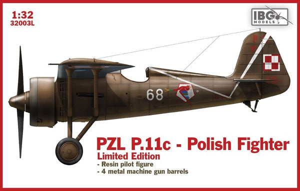 32003L 1/32 PZL P.11c Polish Fighter  LIMITED EDITION Plastic Model Kit