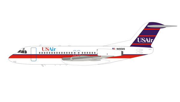 1/200 US AIR FOKKER F284000 N493US