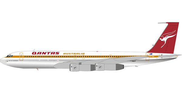 1/200 QANTAS BOEING 707338C VHEBV   OCHRE LIVERY