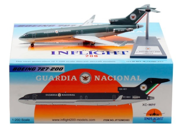 1/200 MEXICAN NATIONAL GUARD BOEING 727264ADV XCMPF