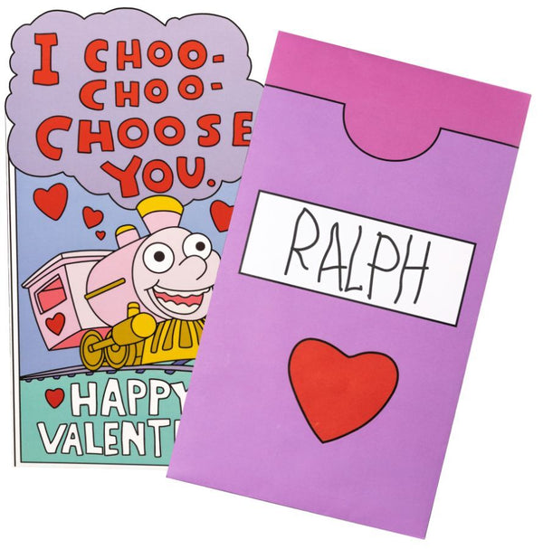 The Simpsons  I Choo Choo Choose You Valentines Card