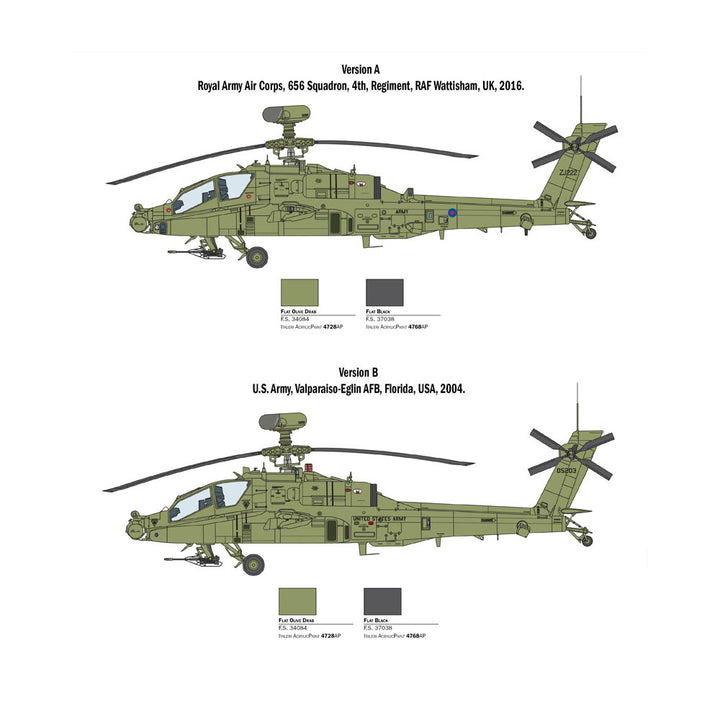 Italeri - 1:48 AH-64D Longbow Apache