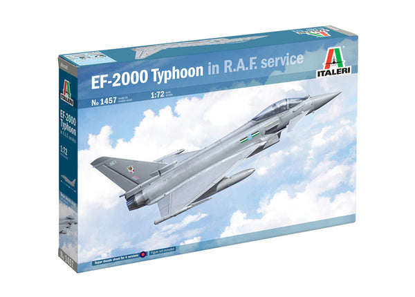 1/72 Scale Eurofighter Typhoon EF2000 in R.A.F. Service  Super Decal Sheet