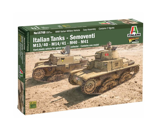 156 Italian Tanks and Semoventi M13/40  M14/41 M40M41