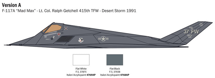 Italeri - 1:48 Lockheed Martin F-117A Nighthawk