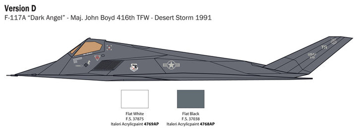 Italeri - 1:48 Lockheed Martin F-117A Nighthawk