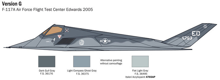 Italeri - 1:48 Lockheed Martin F-117A Nighthawk